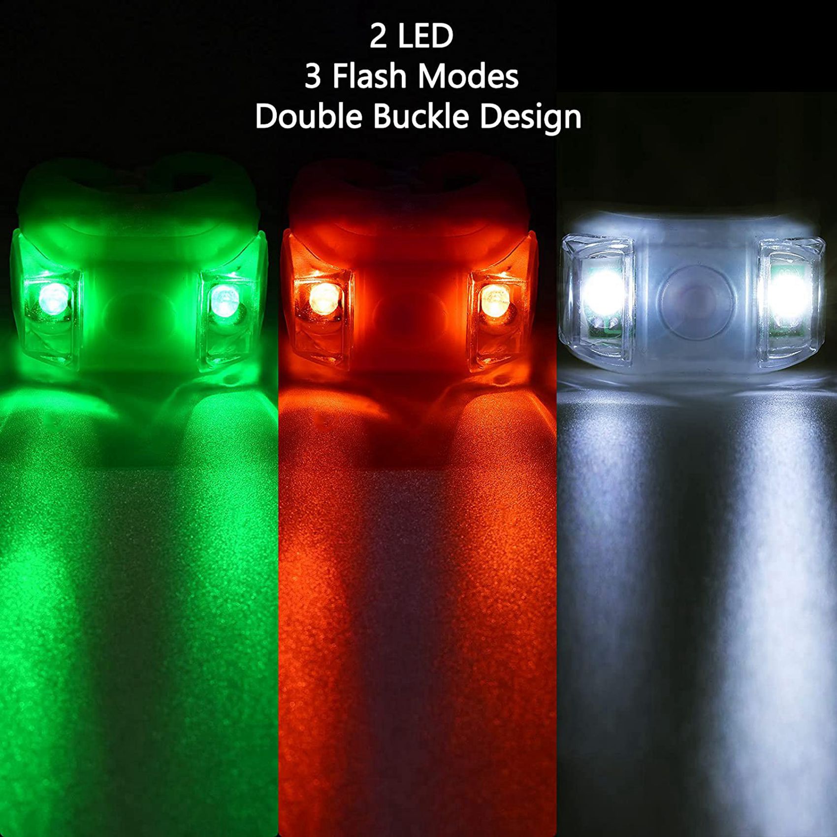 Fishing Boat Navigation Light - RTENTE-8 X LED Boat Navigation Lights