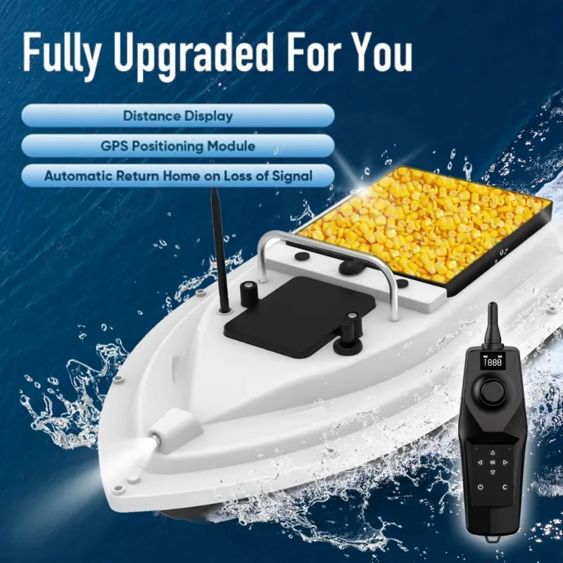 GPS RC Bait Boat 500M Wireless - огляд і ціна Fishing Boat Gps