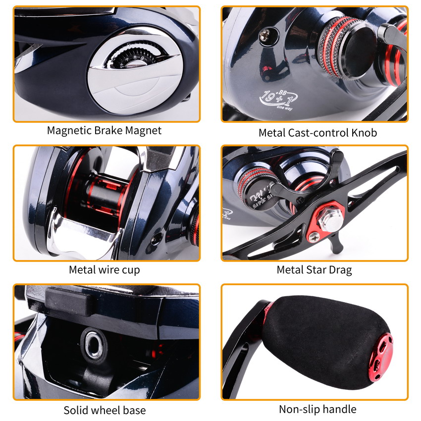 8.0:1 19+1BB Fishing Reel Left - огляд і ціна Fishing Boat Steering Wheel