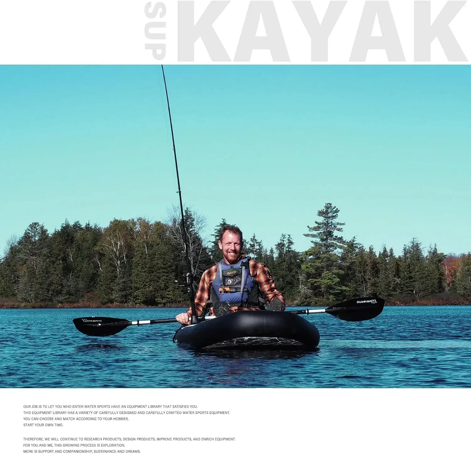 TIGERXBANG 10.2'x35''x8'' Infl - огляд і ціна Fishing Boat Oar