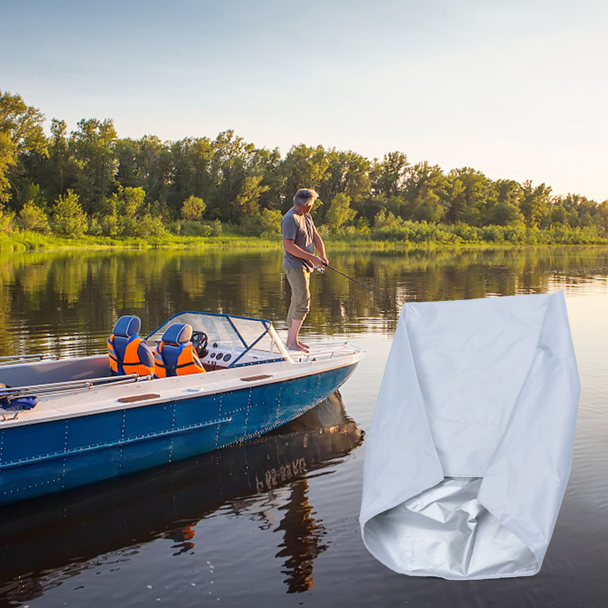 Universal Boat Seat Cover 210D - огляд і ціна Fishing Boat Seat