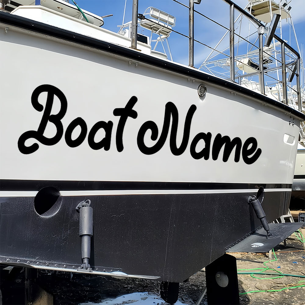 1PC Boat Stickers Customised W - огляд і ціна Fishing Boat Oar