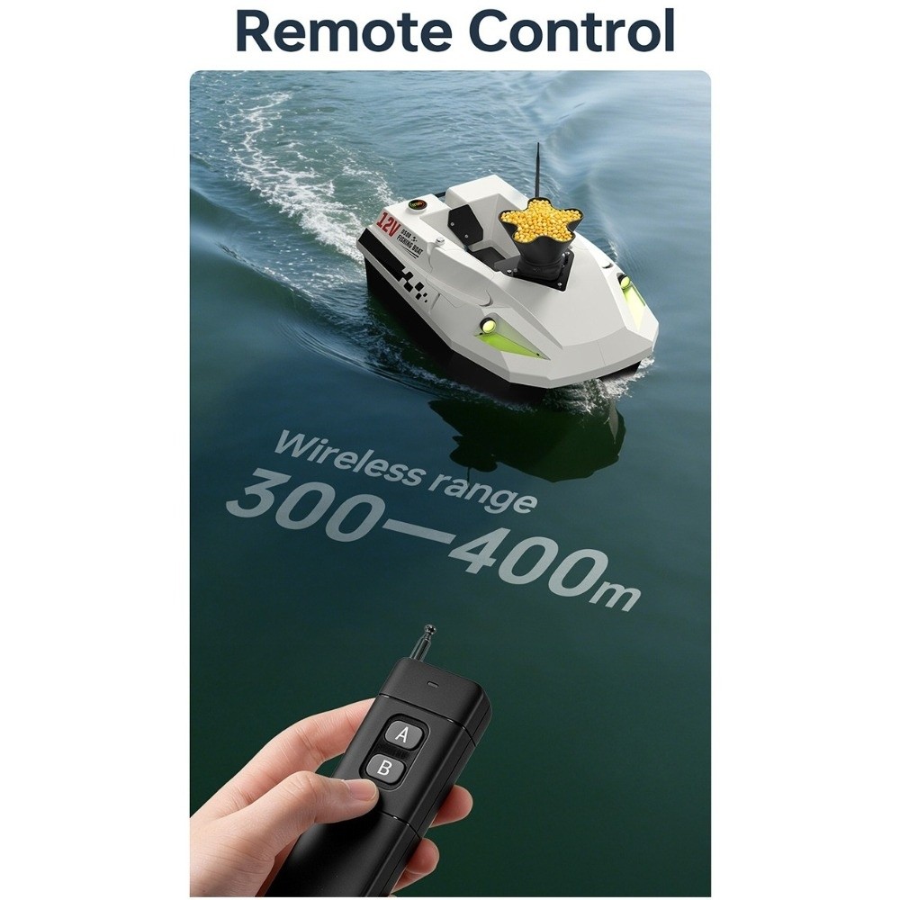 2.4GHz Wireless RC Boat Bait D - огляд і ціна Fishing Boat Anchor Winch